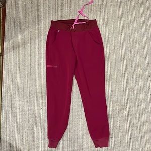 women's Raspberry Sorbet Zamora™ - Petite Jogger Scrub Pants - S